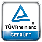 TÜV Rheinland geprüft